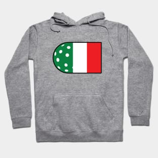 Pickleball Italian Flag Hoodie